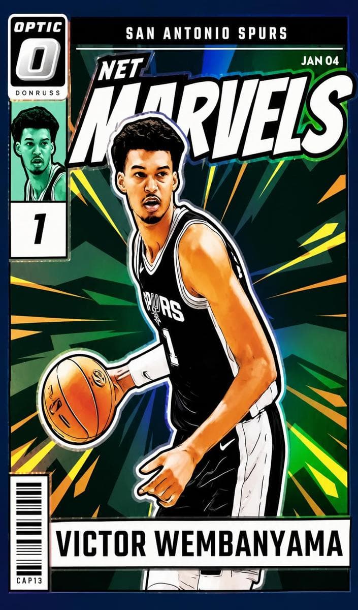 Victor Wembanyama 2024 panini Donruss Optic