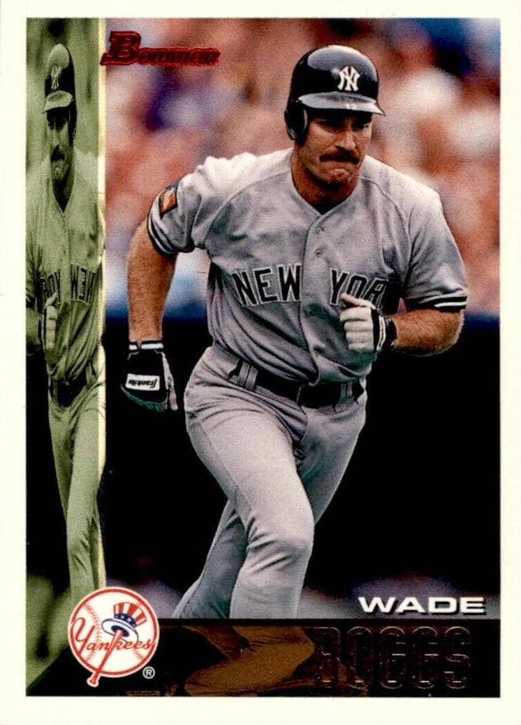 Wade Boggs 1995 bowman Bowman