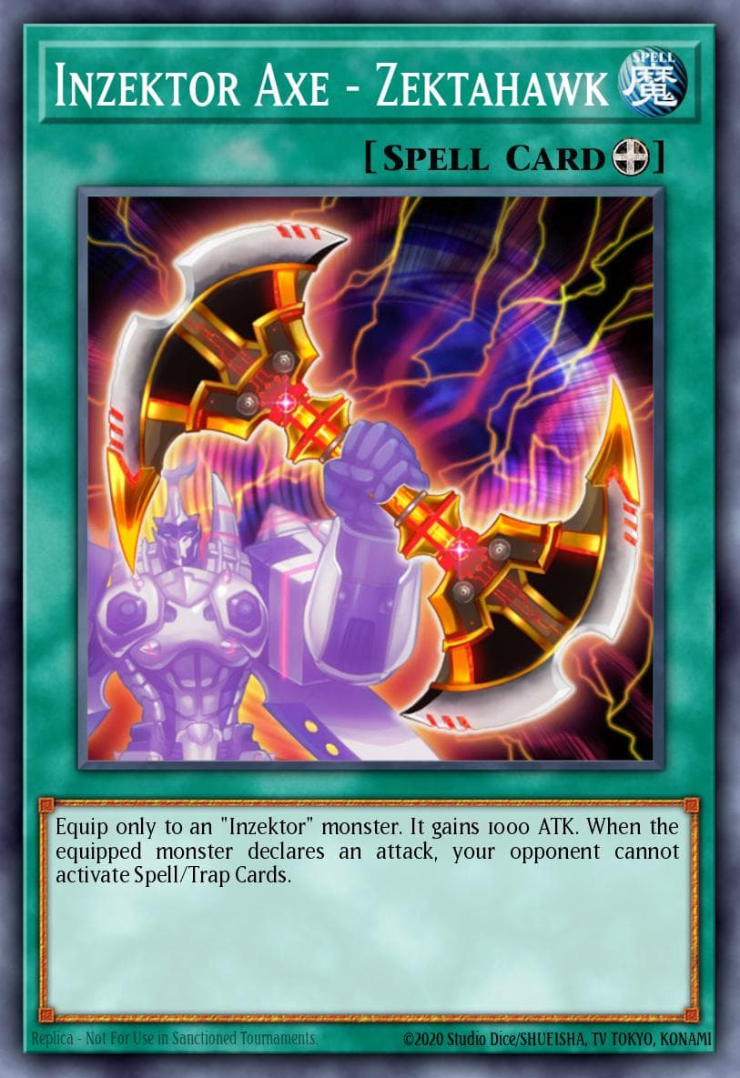 Inzektor Axe - Zektahawk 2012 Yu-Gi-Oh! Order of Chaos