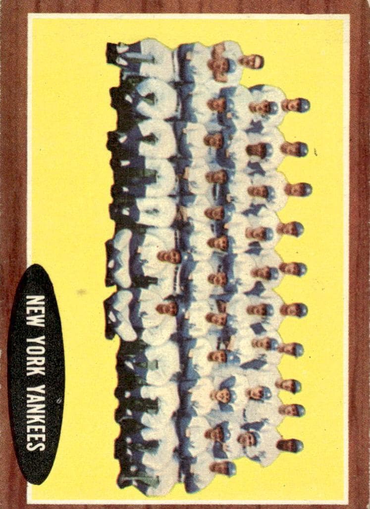 New York Yankees 1962 topps Topps