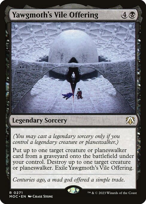 Yawgmoth's Vile Offering 2018 Magic: The Gathering Dominaria