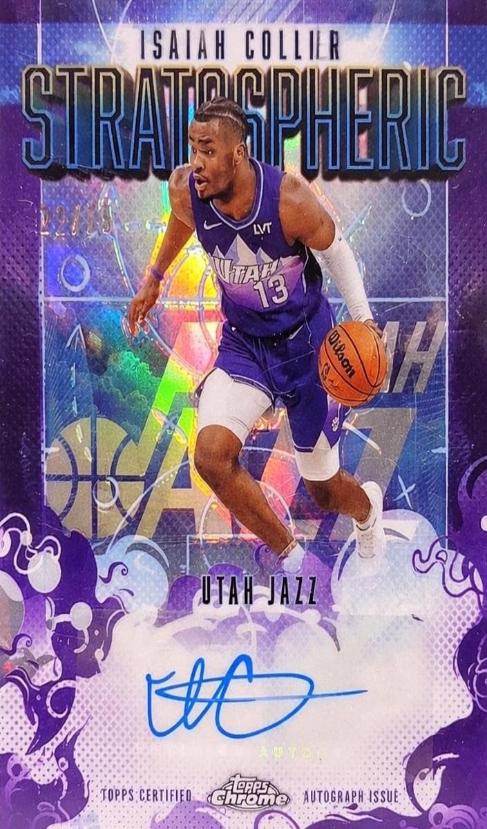Isaiah Collier 2025 topps Topps Chrome