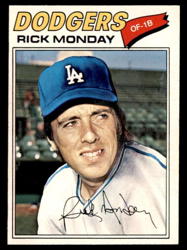 Rick Monday 1977 topps O-Pee-Chee