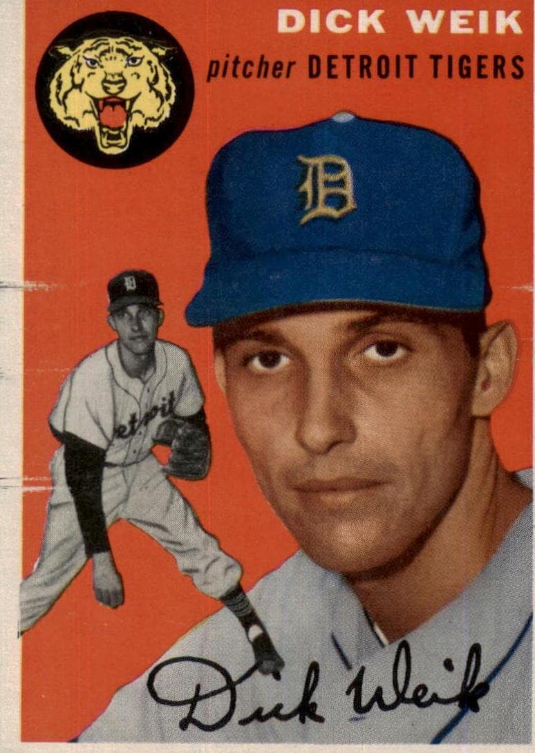 Dick Weik 1954 topps Topps