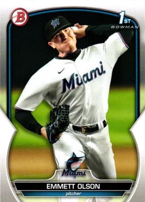 Emmett Olson 2023 bowman Bowman Draft