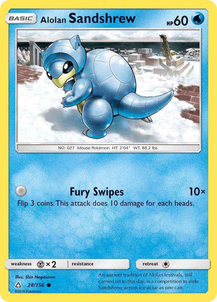 Alolan Sandshrew 2018 Pokemon