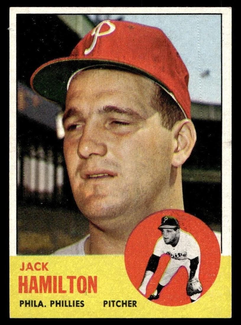 Jack Hamilton 1963 topps Topps