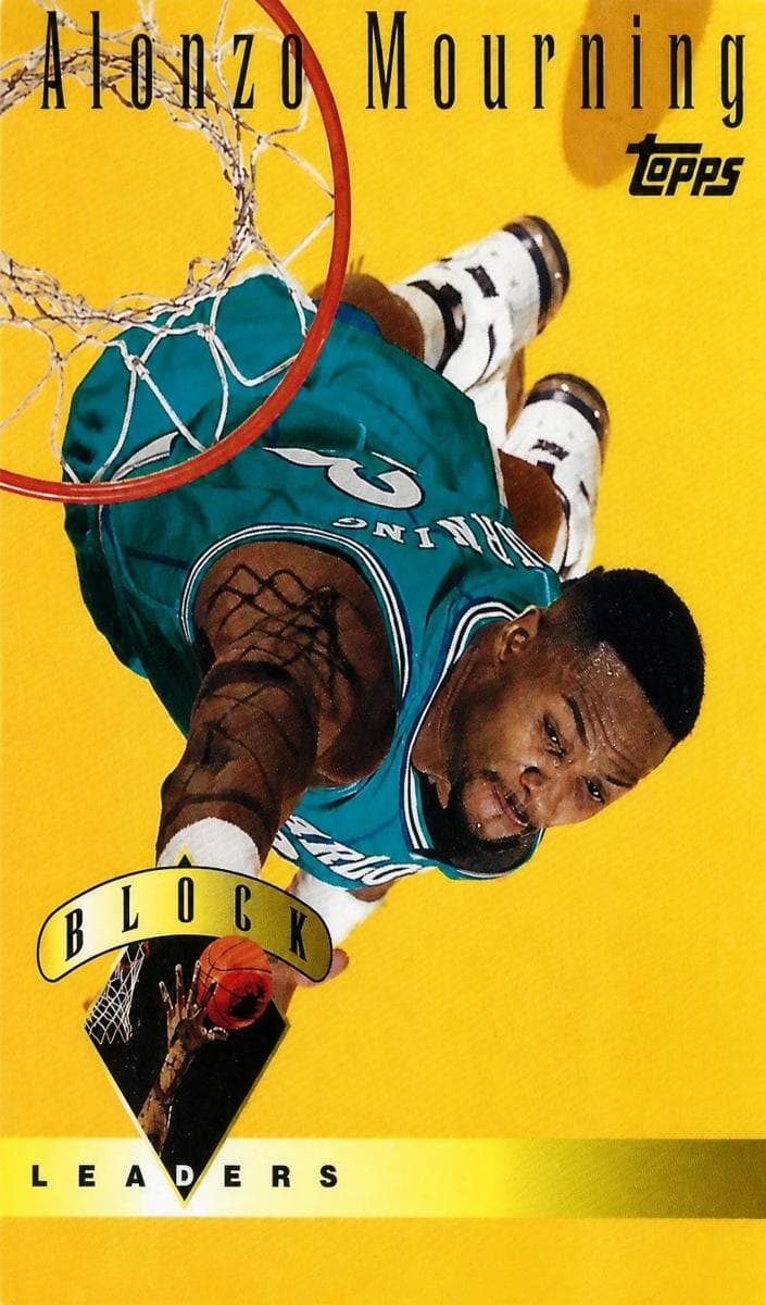 Alonzo Mourning 1995 topps Topps