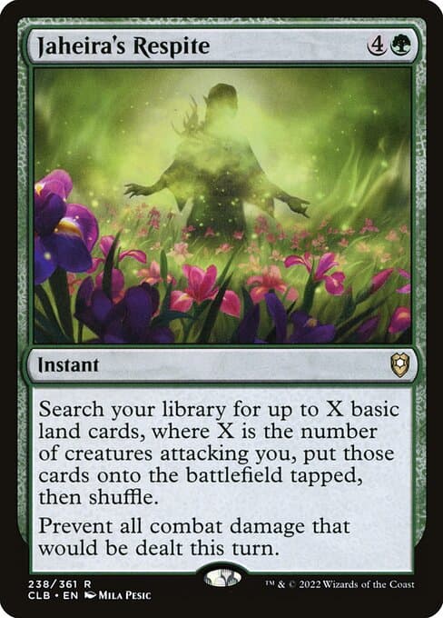 Jaheira's Respite 2022 Magic: The Gathering Commander Legends: Battle for Baldur's Gate