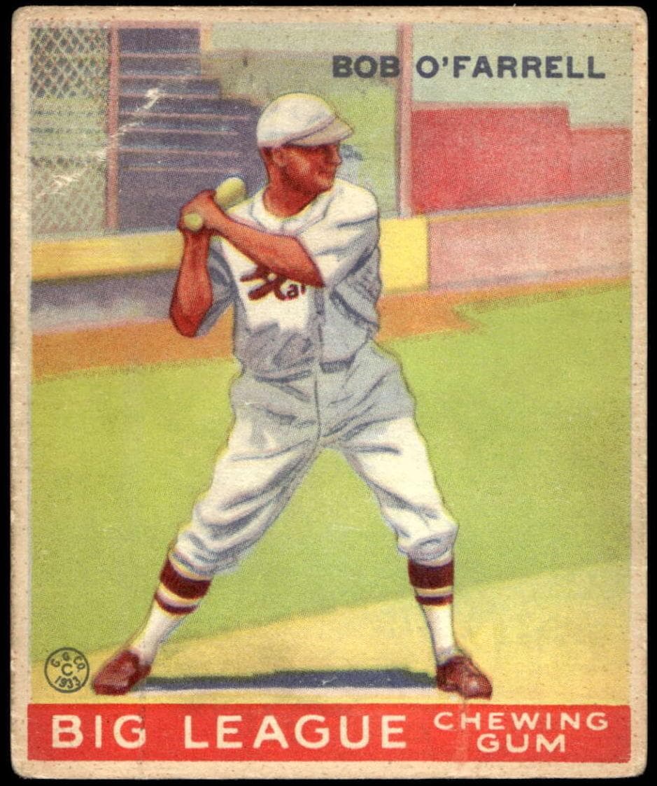 Bob O'Farrell 1933 unknown Goudey