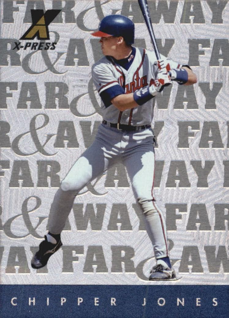 Chipper Jones 1997 unknown Pinnacle X-Press