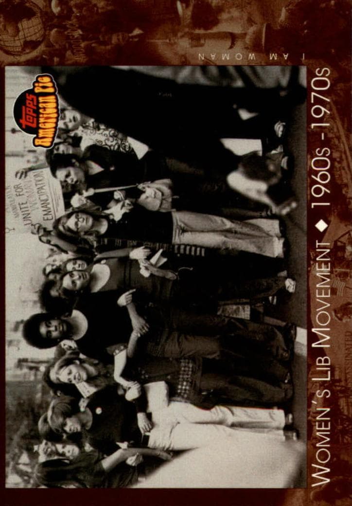 Women's Lib Movement 2001 topps Topps American Pie