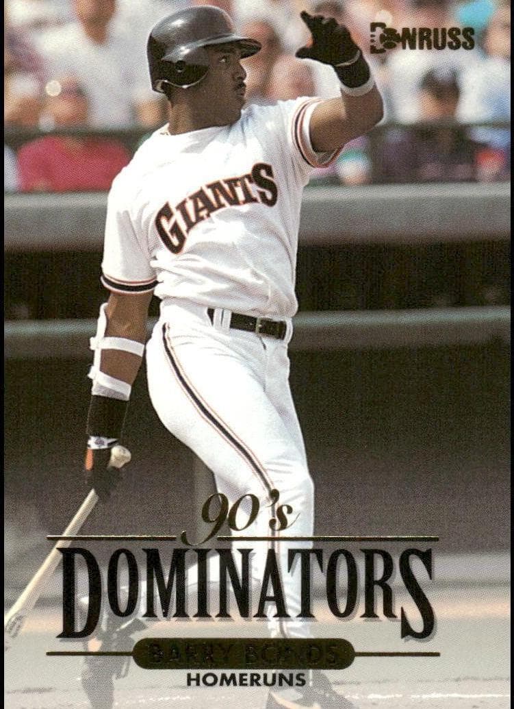 Barry Bonds 1994 panini Donruss