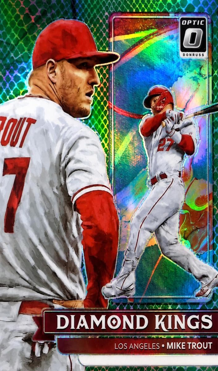 Mike Trout 2022 panini Donruss Optic