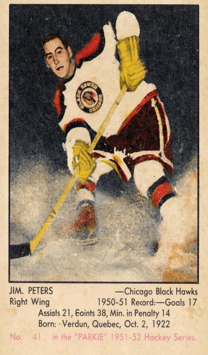 Jim Peters 1951 unknown Parkhurst