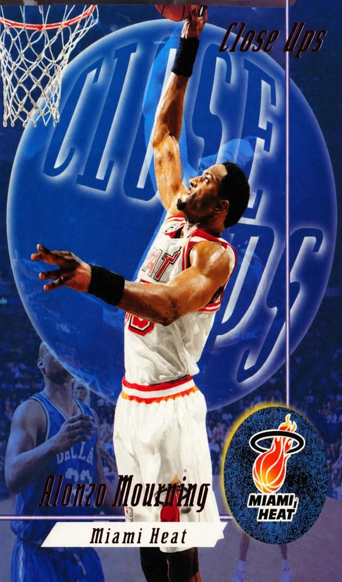 Alonzo Mourning 1996 fleer SkyBox Premium