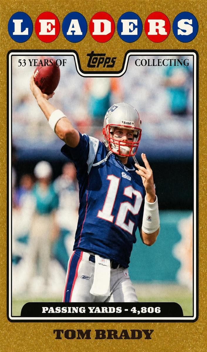 Tom Brady 2008 topps