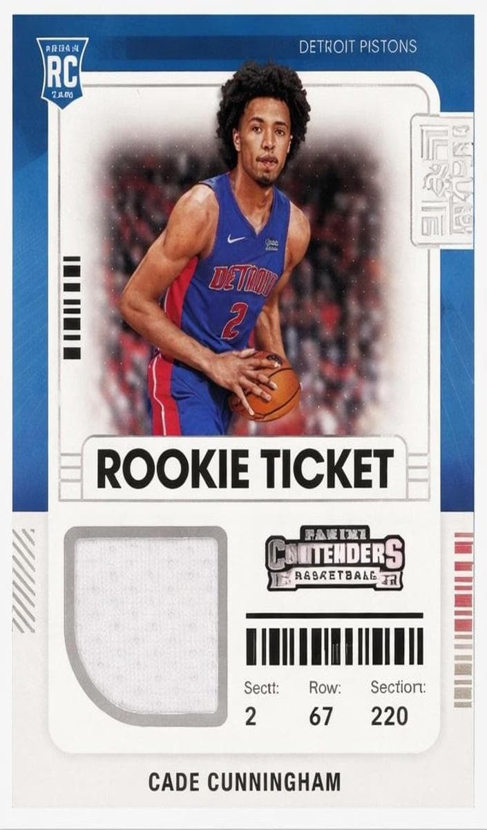 Cade Cunningham 2021 panini Panini Contenders