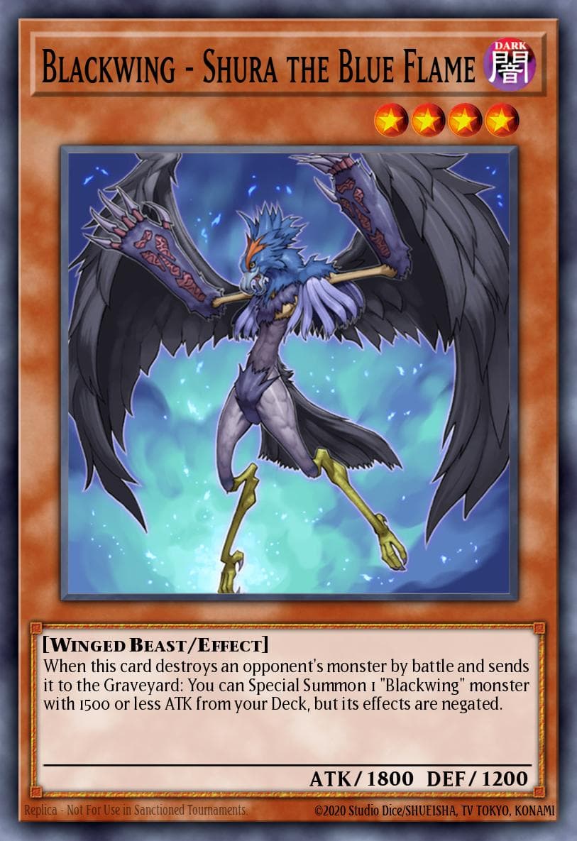 Blackwing - Shura the Blue Flame #DP11-EN004