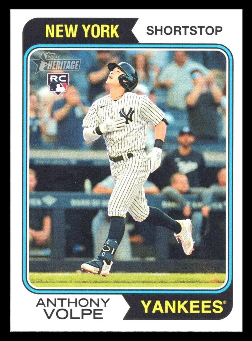 Anthony Volpe 2023 topps Topps Heritage