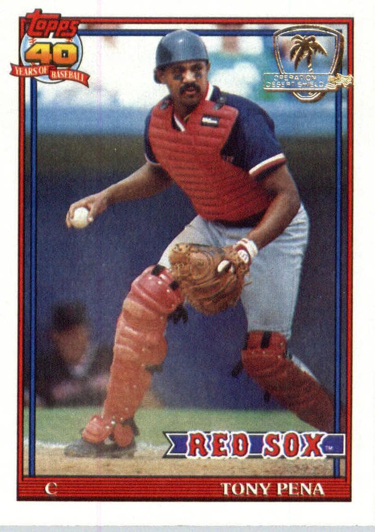 Tony Pena 1991 topps Topps