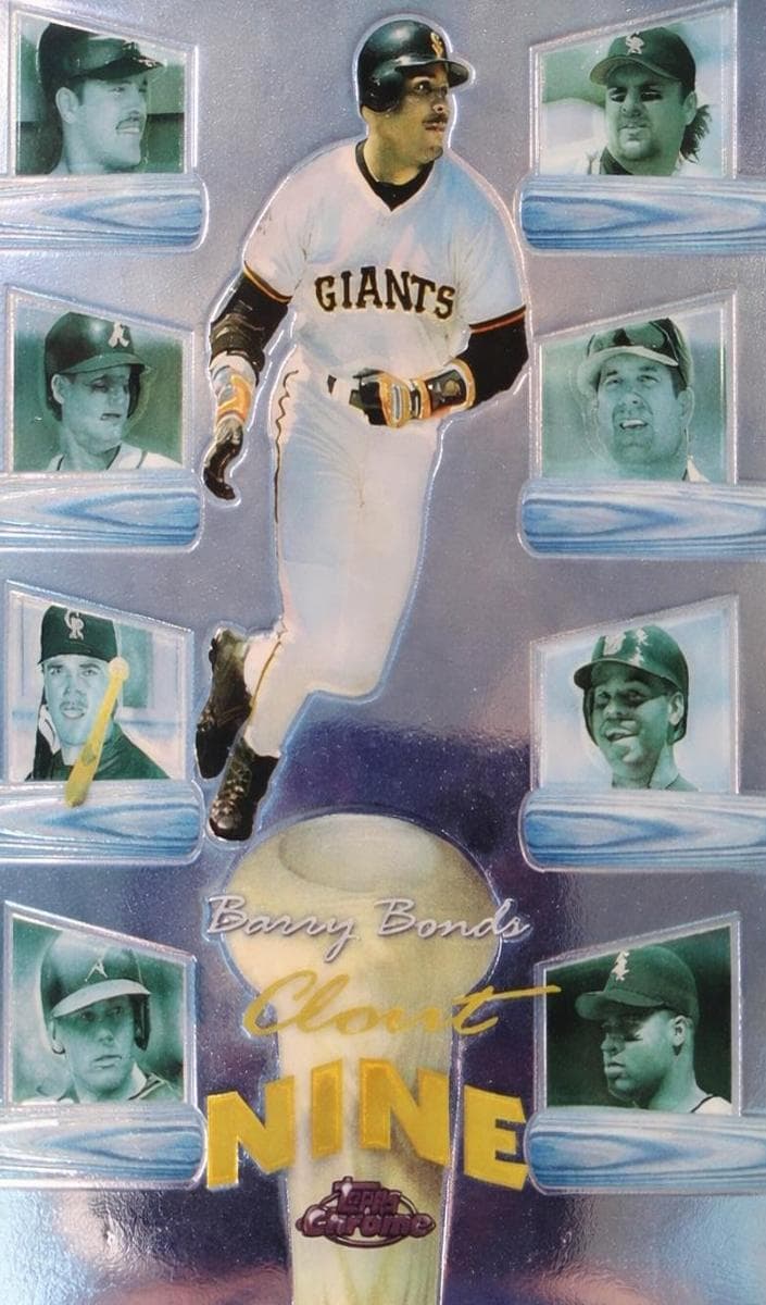 Barry Bonds 1998 topps Topps Chrome