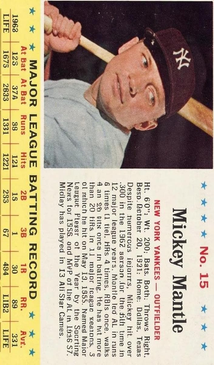 Mickey Mantle #15