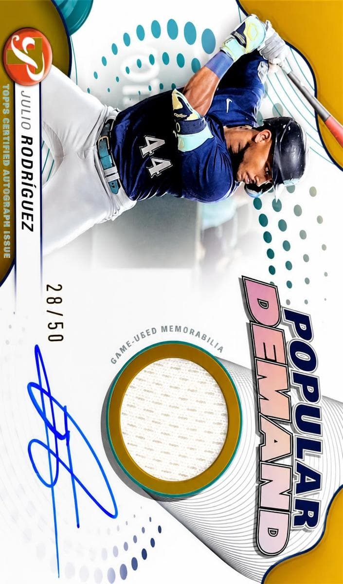 Julio Rodríguez 2024 topps Topps Pristine