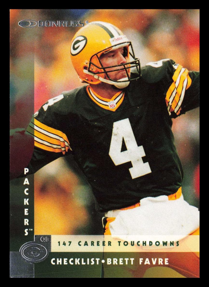 Brett Favre 1997 panini