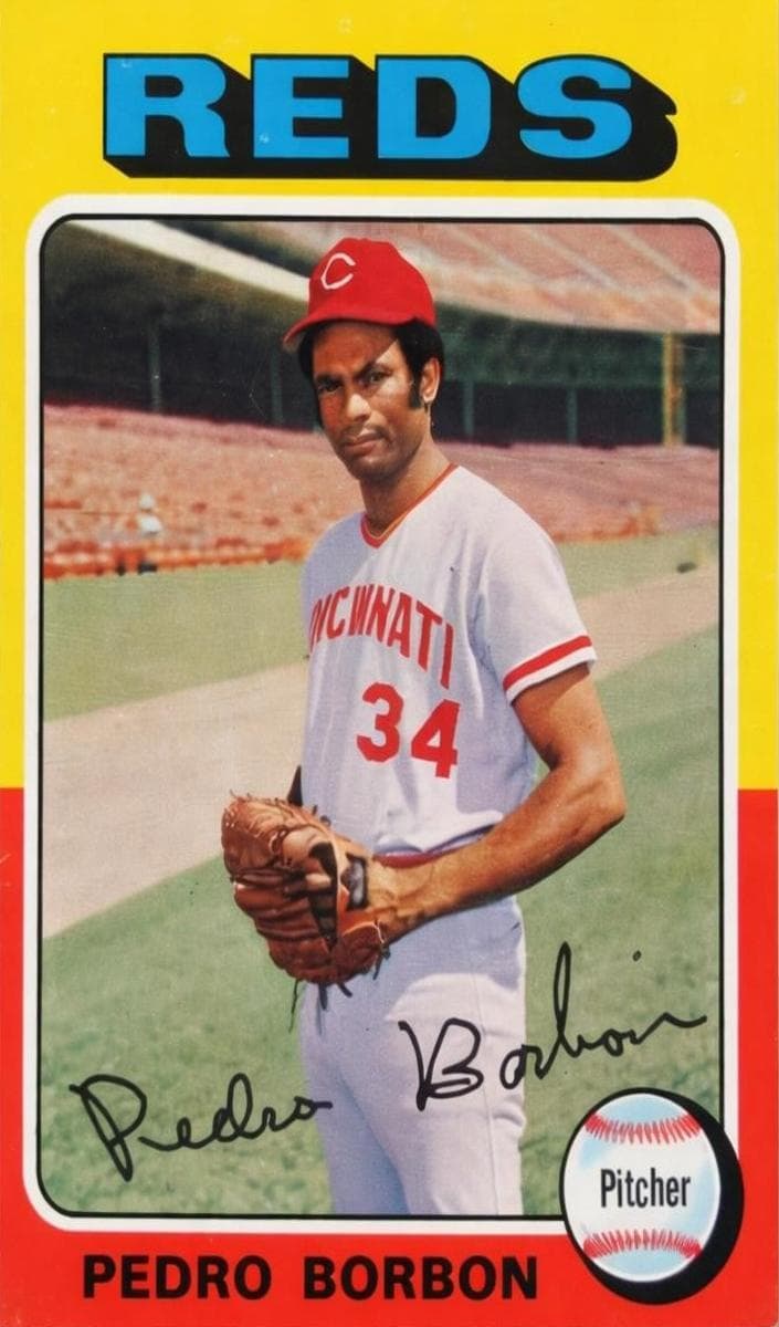 Pedro Borbon 1975 topps Topps