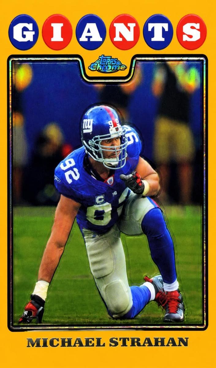 Michael Strahan 2008 topps