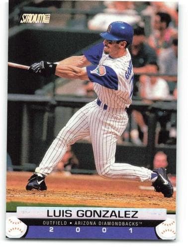 Luis Gonzalez 2001 unknown Stadium Club