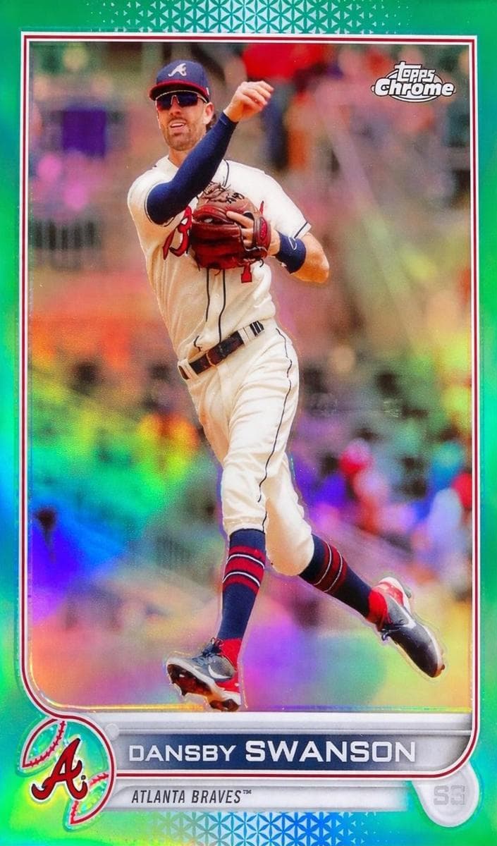 Dansby Swanson 2022 topps Topps Chrome