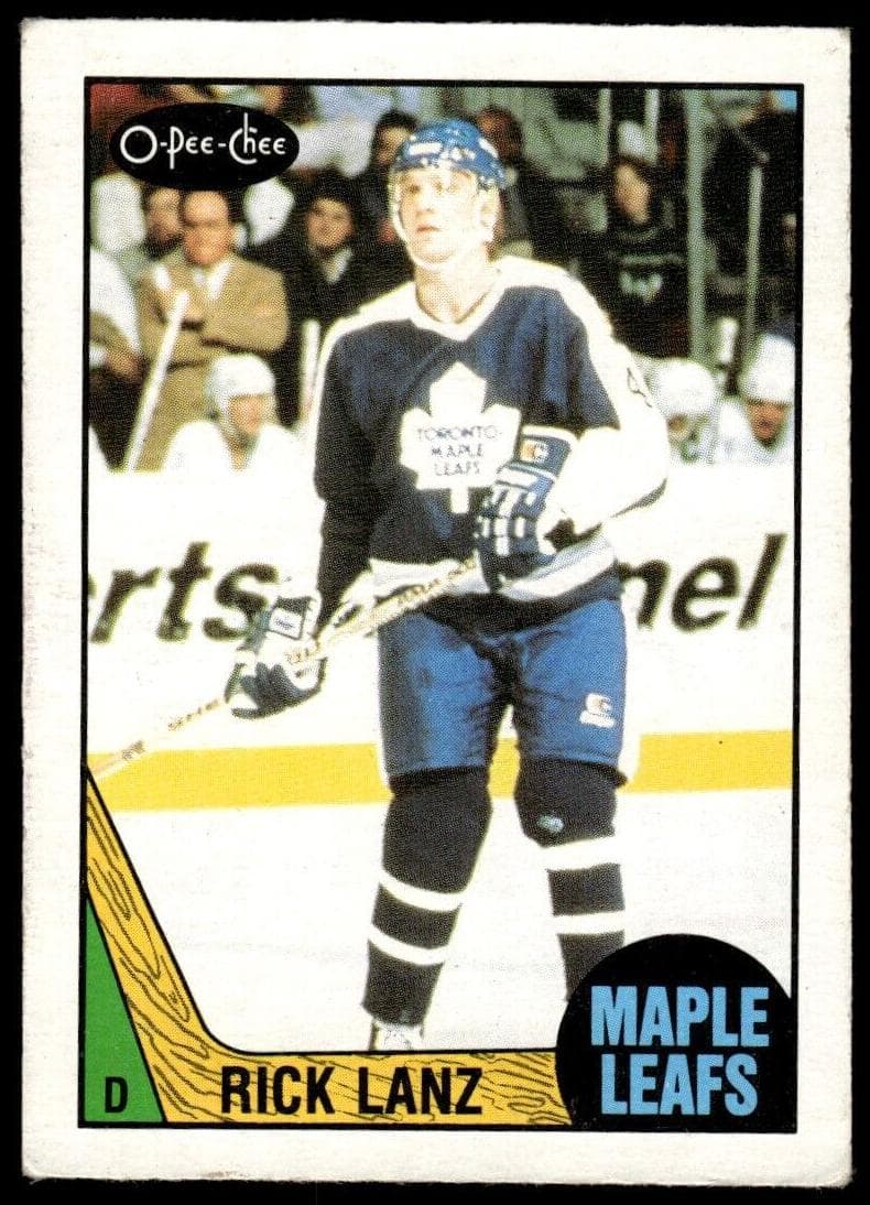 Rick Lanz trading card