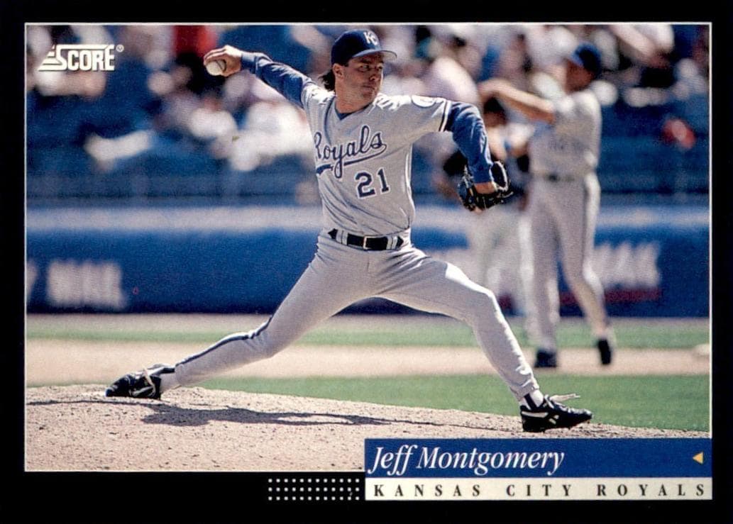 Jeff Montgomery 1994 panini Score