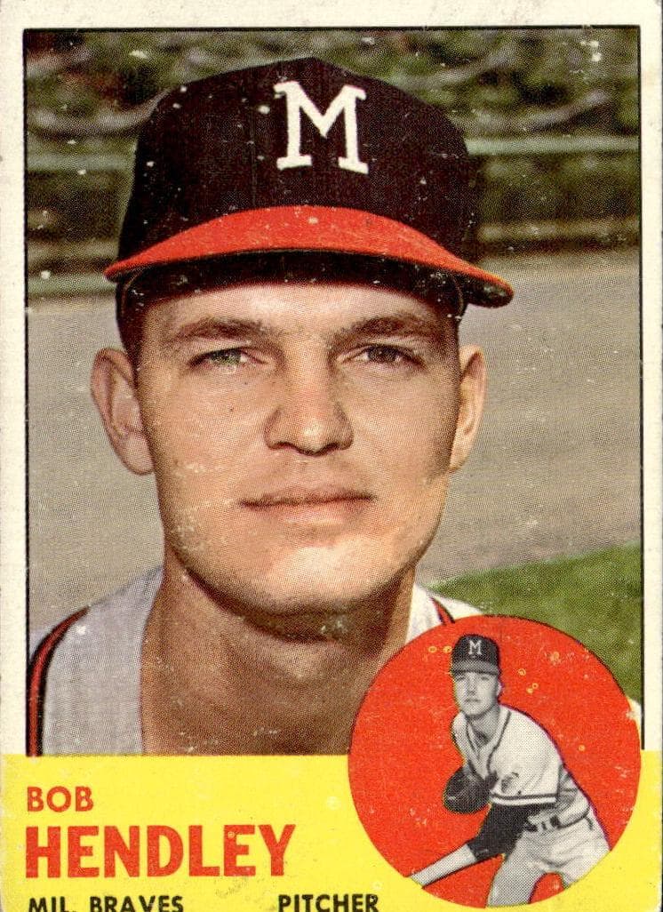 Bob Hendley 1963 topps Topps