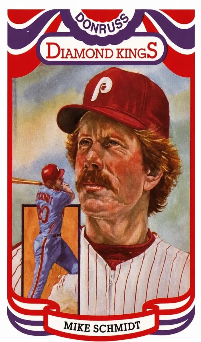 Mike Schmidt 2001 panini Donruss