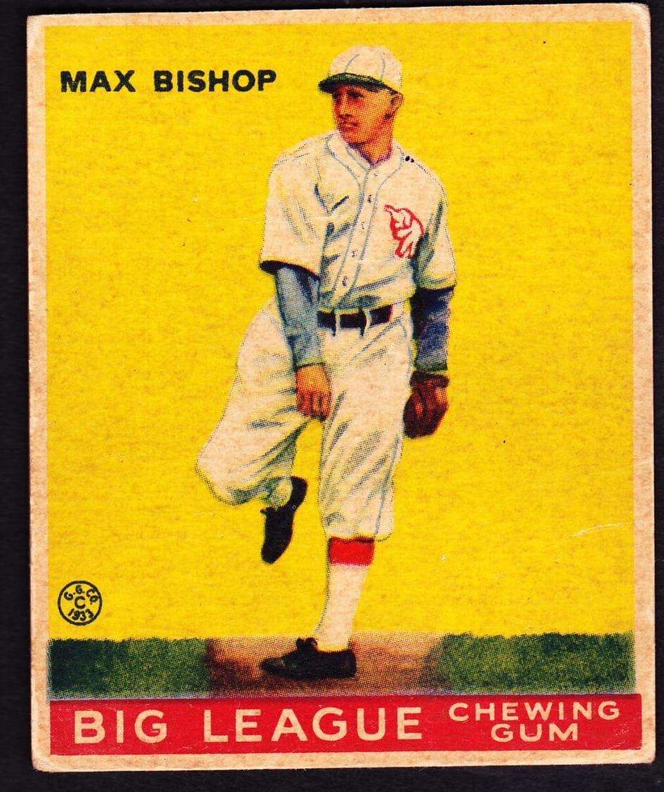 Max Bishop 1933 unknown Goudey