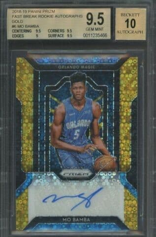 Mo Bamba 2018 panini Panini Prizm