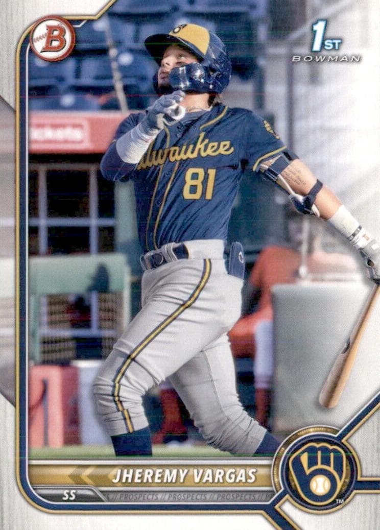 Jheremy Vargas 2022 bowman Bowman