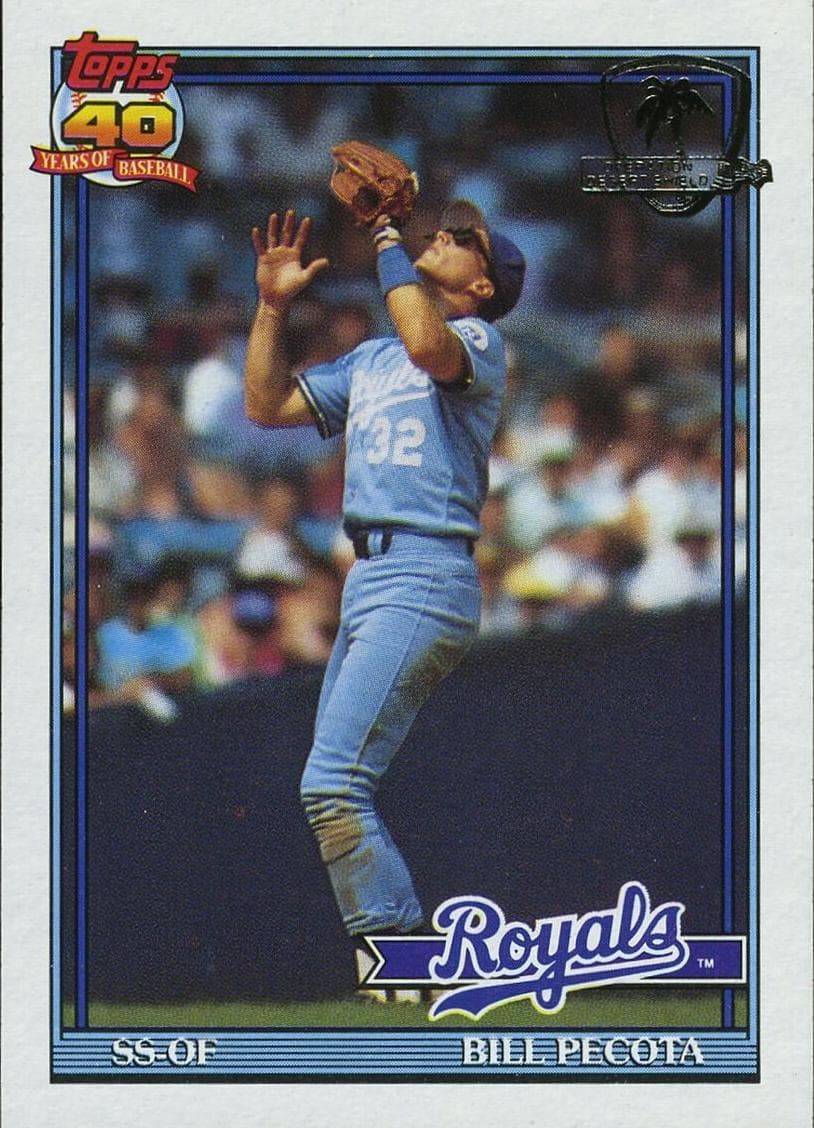 Bill Pecota 1991 topps Topps