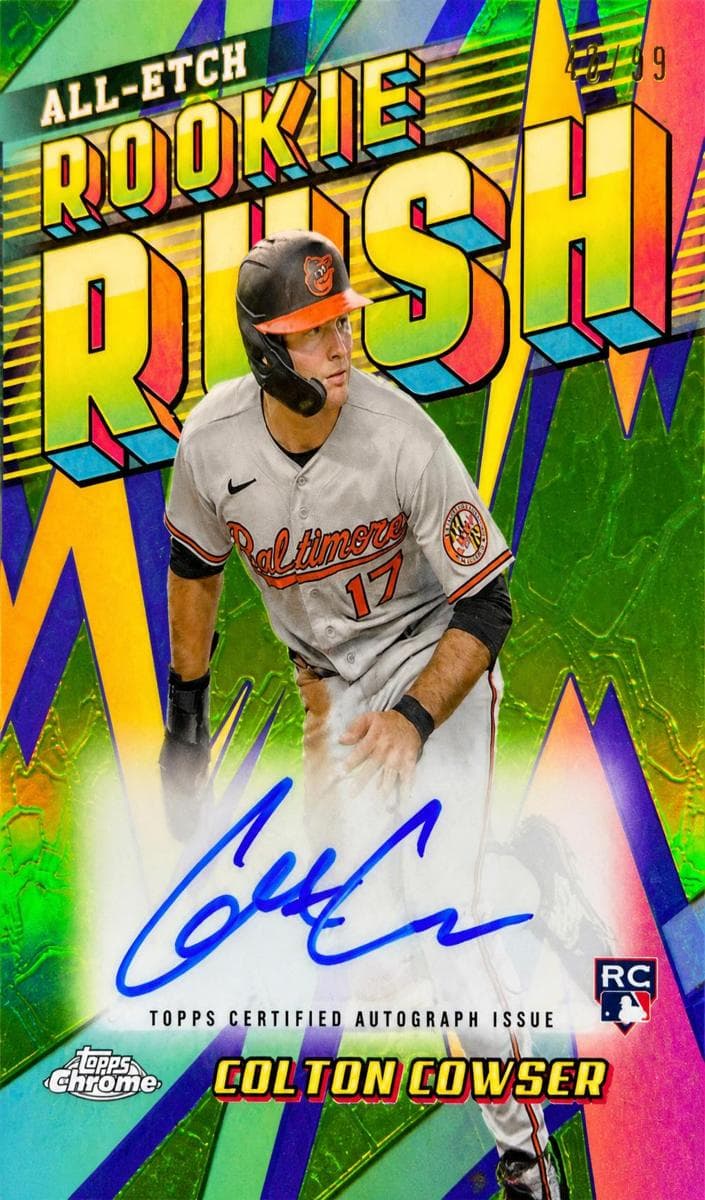 Colton Cowser 2024 topps Topps Chrome