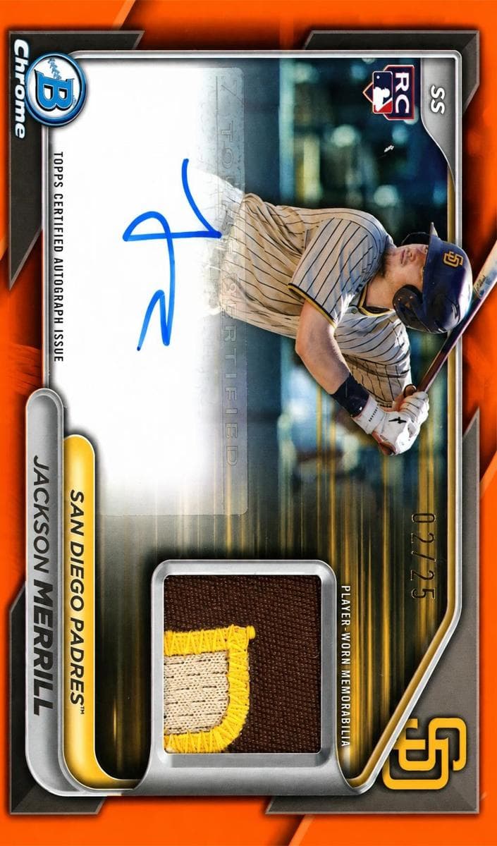 Jackson Merrill 2024 bowman Bowman Chrome