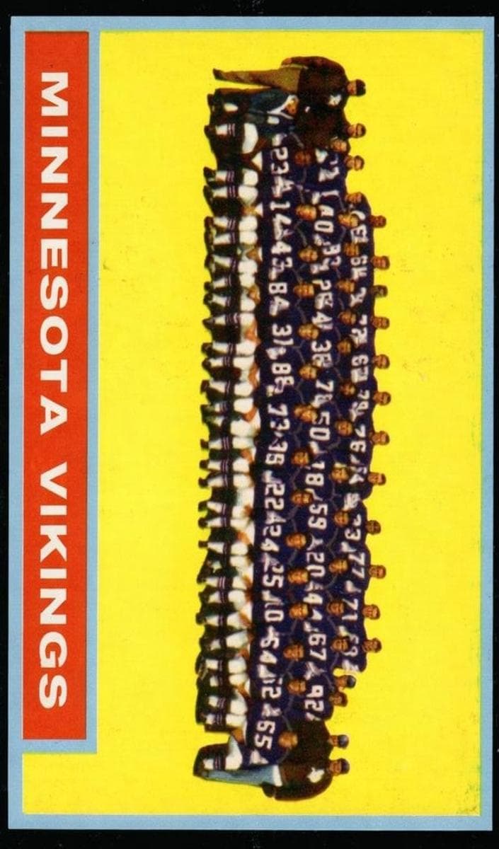 Minnesota Vikings 1962 topps Topps