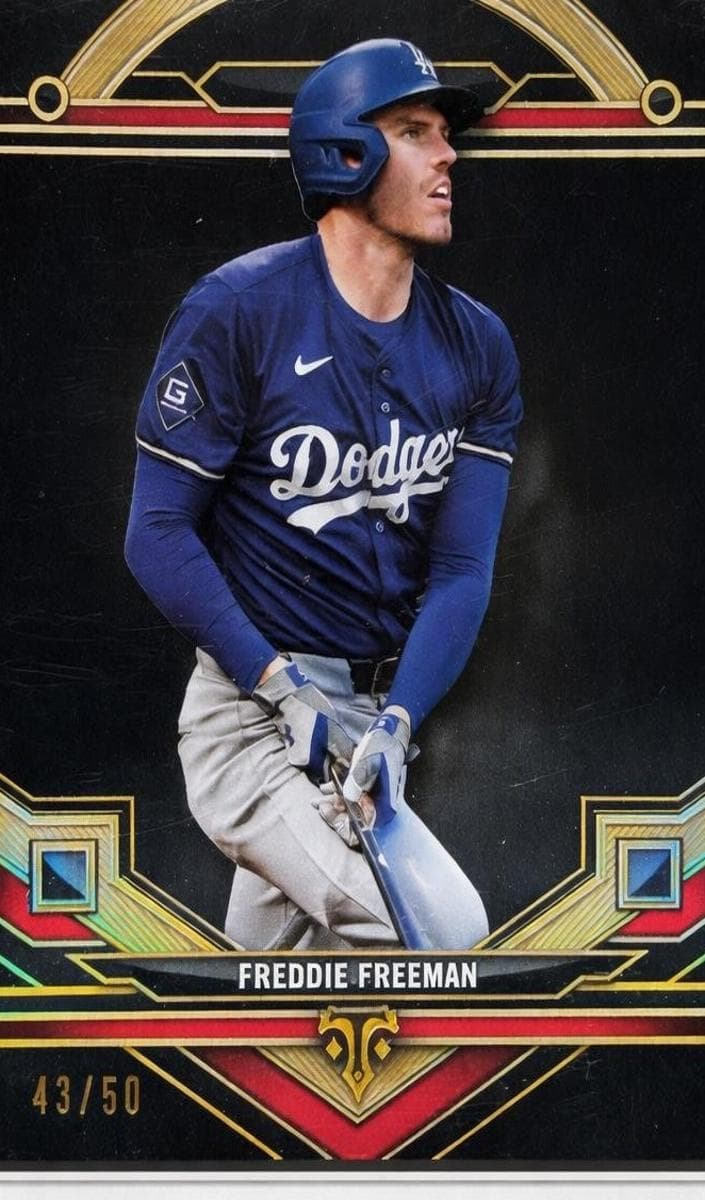 Freddie Freeman 2024 topps Topps Triple Threads