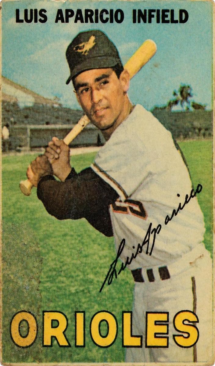 Luis Aparicio 1967 topps Topps Venezuelan