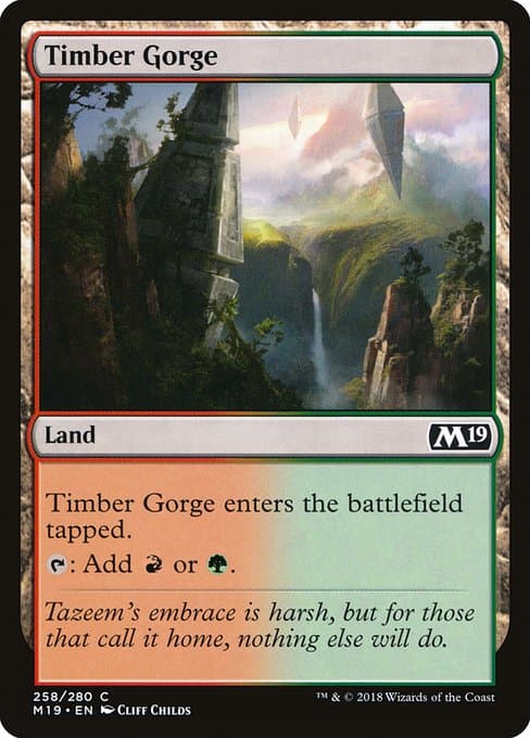 Timber Gorge 2022 Magic: The Gathering Starter Commander Decks
