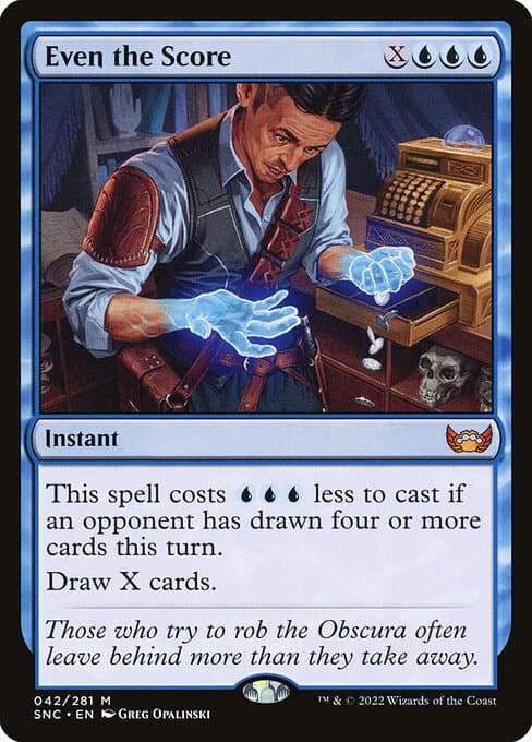 Even the Score 2022 Magic: The Gathering Streets of New Capenna