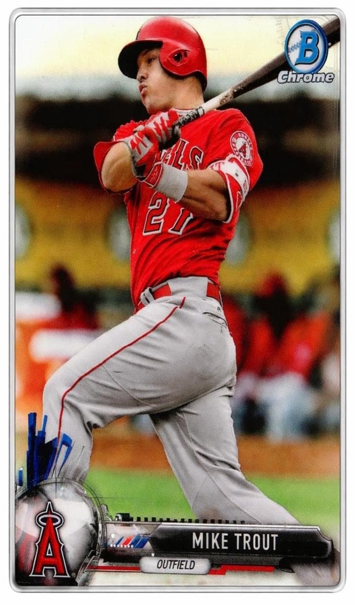 Mike Trout 2017 bowman Bowman Chrome