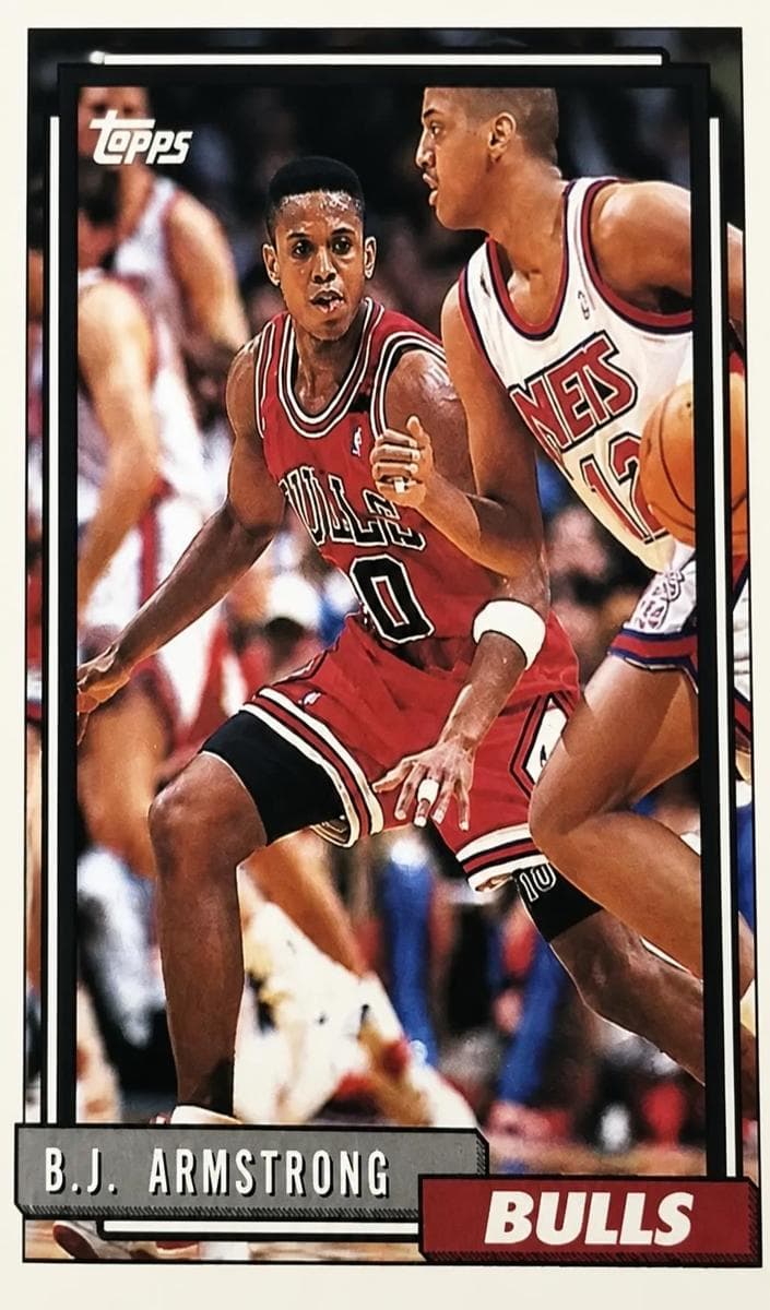 B.J. Armstrong 1992 topps
